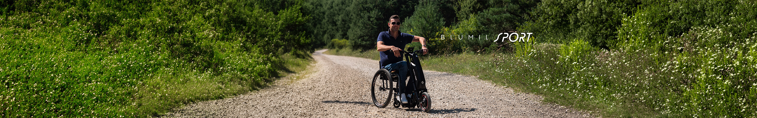 Blumil Sport – electric drive for active wheelchairs