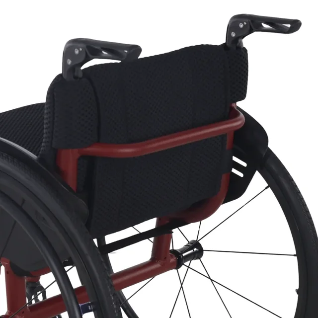 Folding push handles on the SPARX One wheelchair