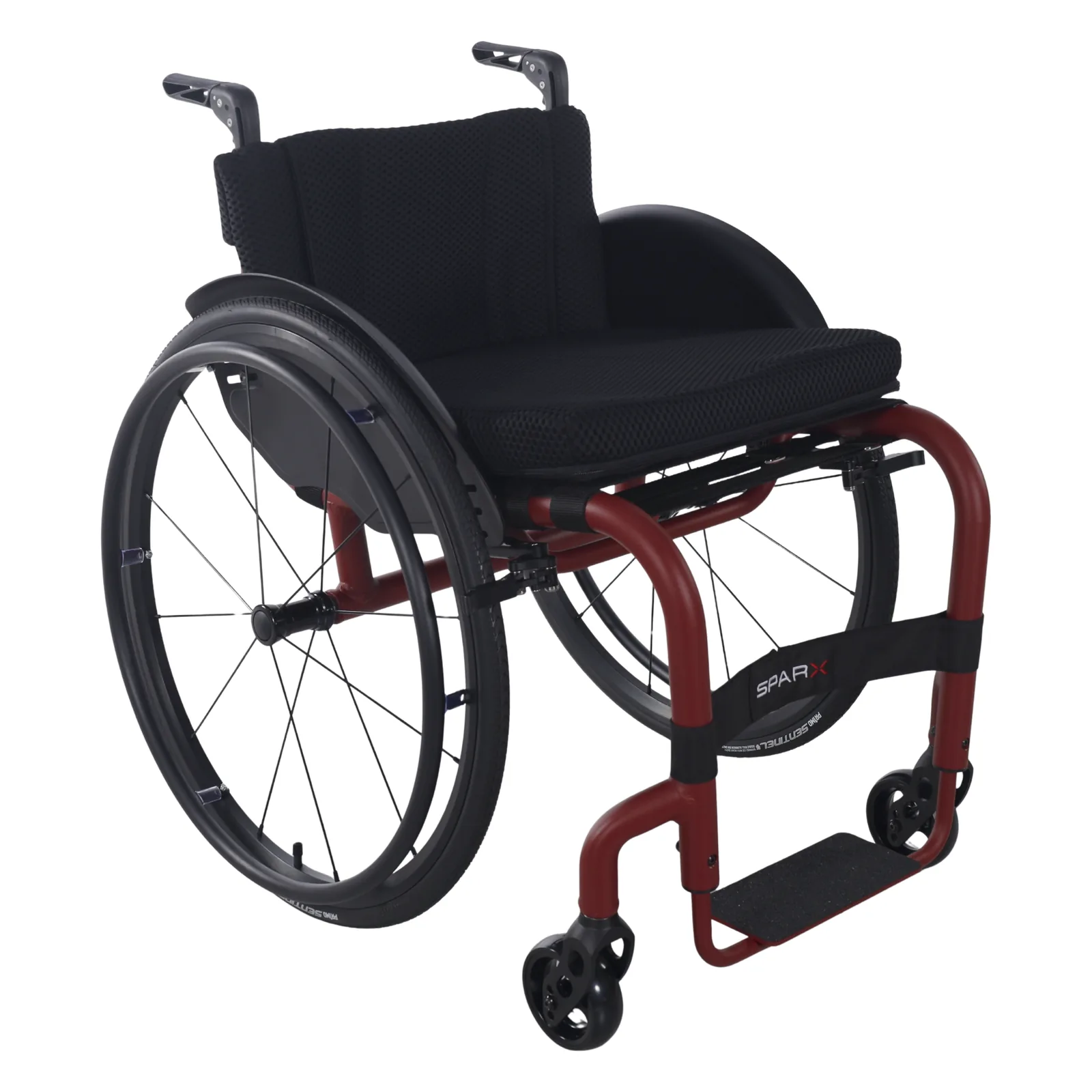 SPARX One - Red frame, Black upholstery