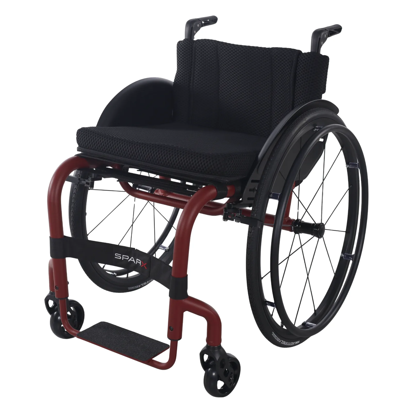 SPARX One - Red frame, Black upholstery